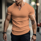 🔥 50% RABATT 💥 Bestseller 👕 Einfarbiges Slim-Fit Henley-Shirt für Herren – hochwertig, modern & perfekt geschnitten ✨