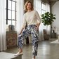 🌺🔥 50% RABATT ✨ Vintage Jogginghose mit Blumenmuster & hoher Taille – bequem, stylisch & voll im Trend 💫