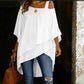 ✨ 55% RABATT 🔥 Damenbluse mit asymmetrischem Schnitt – locker, modern & stilvoll für jeden Tag 💫