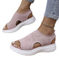 🏖️ Sommer-Sale 60% Rabatt 🏝️👡Damen Strick-Plateausandalen ✨Atmungsaktive bequeme Sommersandalen mit weicher Sohle für Stadt & Spaziergänge