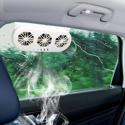 🔥Zeitlich begrenztes Angebot-Solarbetriebener Umluft-Abluftventilator für das Auto – Cooling Artifact