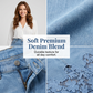 👗✨ 50% RABATT! Jeansrock für Damen mit durchbrochener Spitzenborte – Lässig, romantisch & perfekt für Sommer & Alltag 🌸
