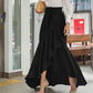 👗 Damen High-Waist Asymmetrical Ruffle Maxi Skirt – eleganter Look, figurschmeichelnd & vielseitig – perfekt für jeden Anlass