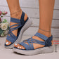 🔥 Nur heute 50 % Rabatt – Sportliche Plateau-Sandalen für Damen mit elastischem Riemen👣 Den ganzen Tag laufen, ohne dass die Füße müde werden