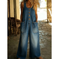🔥Die neuen Modelle sind jetzt im Verkauf-Ärmelloser Jumpsuit mit weitem Bein für Damen