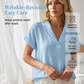 👕 Damen Loose Fit Knit Tee – luftig, bequem & vielseitig – perfekt für Alltag, Büro & Freizeit