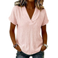 👕 Damen Loose Fit Knit Tee – luftig, bequem & vielseitig – perfekt für Alltag, Büro & Freizeit