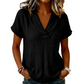 👕 Damen Loose Fit Knit Tee – luftig, bequem & vielseitig – perfekt für Alltag, Büro & Freizeit