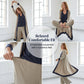 ⌛50 % Rabatt auf Neuheiten – 3-teiliges Damen-Set aus kontrastfarbener Strickjacke, Weste und Hose