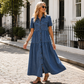👗✨Vintage-Jeans-Maxikleid für Damen – Lässiger Chic für jeden Tag🔥