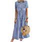 👗✨Vintage-Jeans-Maxikleid für Damen – Lässiger Chic für jeden Tag🔥