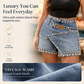 💎 Letzte Woche – Lager fast leer! Damen Rhinsten-besetzter mehrlagiger Denim-Rock-Shorts – stylisch, vielseitig & ein echter Hingucker – perfekt für Alltag, Strand & Partys | Versandfrei