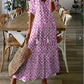 Maxikleid mit V-Ausschnitt