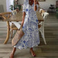 Maxikleid mit V-Ausschnitt