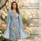 🌺👗 Leichtes Blumen-Midikleid-Set mit Strickjacke