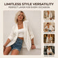 👚🧥 Elegante, lässige Strickjacke mit strukturierter Oberfläche
