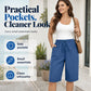 ⌛Zeitlich begrenztes Angebot-Bermudashorts für Damen in lockerer Passform