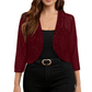 🌙 Heute um Mitternacht vorbei – verpassen Sie es nicht, sonst warten Sie ein Jahr! Damen schimmernde Mesh-Cardigan mit offenem Vorderteil