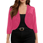 🌙 Heute um Mitternacht vorbei – verpassen Sie es nicht, sonst warten Sie ein Jahr! Damen schimmernde Mesh-Cardigan mit offenem Vorderteil
