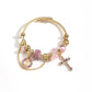 Women's Religious Cross Charm Bracelet