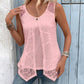 🚨 Eilmeldung: 50% endet heute Nacht! ⌛Zeitlich begrenztes Angebot – Lagen-Tanktop aus Spitze für Damen