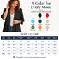 🌺Damen leichter Chiffon-Cardigan mit offener Vorderseite