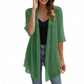 🌺Damen leichter Chiffon-Cardigan mit offener Vorderseite