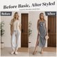 Ärmelloses, locker sitzendes Tanktop-Kleid für Damen