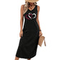Ärmelloses, locker sitzendes Tanktop-Kleid für Damen