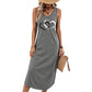 Ärmelloses, locker sitzendes Tanktop-Kleid für Damen