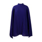 Mini-Kleid für Damen mit Rundhalsausschnitt und Cape-Ärmeln
