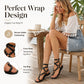 Women Flat Strappy Sandals Gladiator Rivet Ankle Strap Toe Loop Beach Shoes