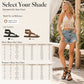 Women Flat Strappy Sandals Gladiator Rivet Ankle Strap Toe Loop Beach Shoes