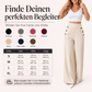 🔥Angebote für neue Modelle-Damen-Hochbund-Hosen mit weitem Bein und seitlichen Knöpfen